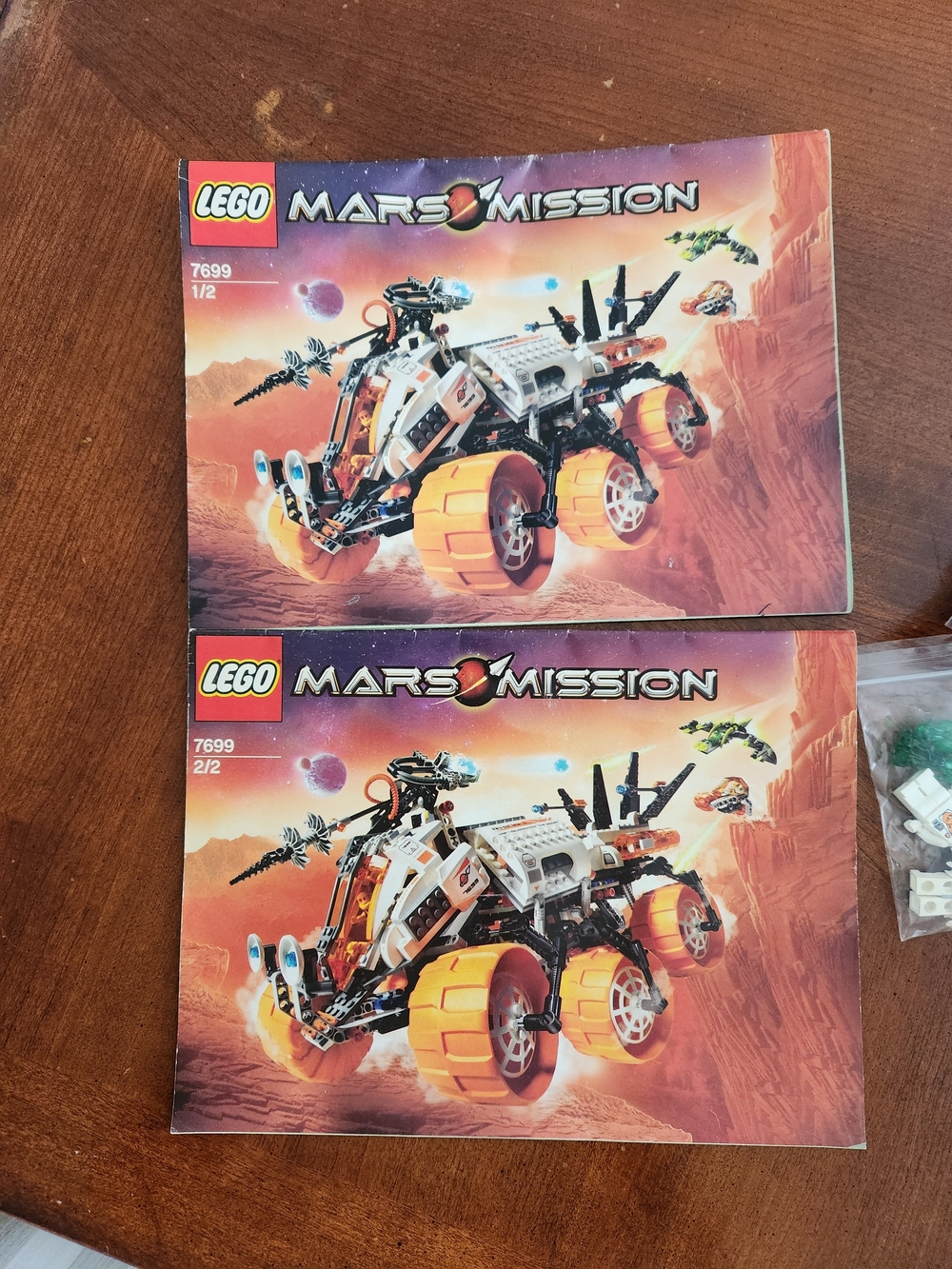 Complete LEGO Mars Mission Orange & White Mars Rover Set No Box